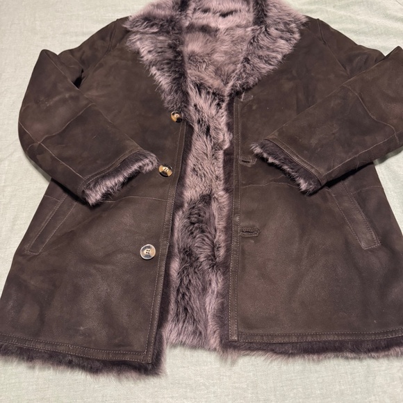 Overland Toscana Sheepskin Coat – Size 42 (Made in Italy) - Picture 2 of 5